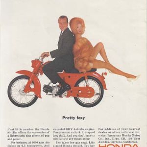 Honda Motorcycle Ad 1964 July