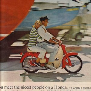 Honda Motorcycle Ad 1965 July