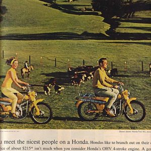 Honda Motorcycle Ad 1965 June