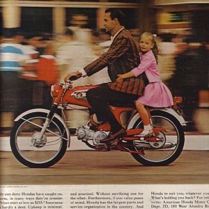 Honda Motorcycle Ad 1965 May