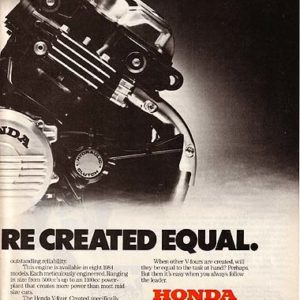 Honda Motorcycle Ad 1984 May 1