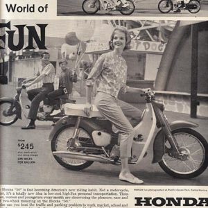 Honda Motorcycle Ad April 1962