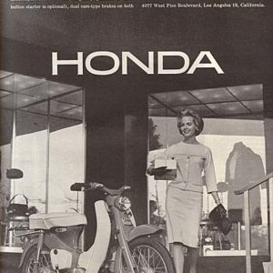 Honda Motorcycle Ad April 1963