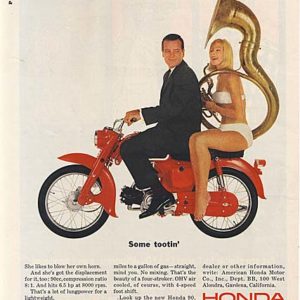 Honda Motorcycle Ad - April 1964