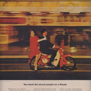 Honda Motorcycle Ad April 1964