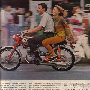 Honda Motorcycle Ad April 1965