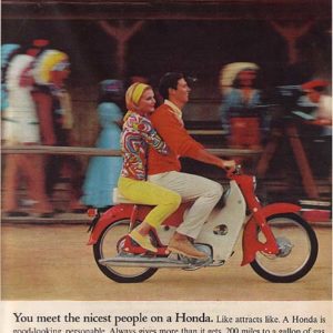 Honda Motorcycle Ad April 1966