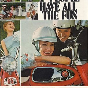 Honda Motorcycle Ad August 1966