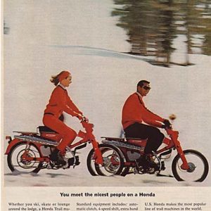 Honda Motorcycle Ad December 1964