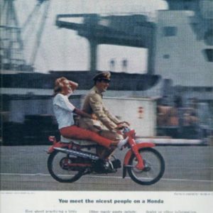 Honda Motorcycle Ad February 1964