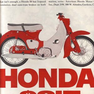 Honda Motorcycle Ad January 1965