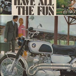 Honda Motorcycle Ad July 1966