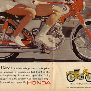 Honda Motorcycle Ad June 1965