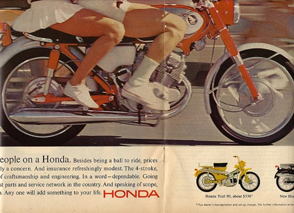 Honda Motorcycle Ad June 1965