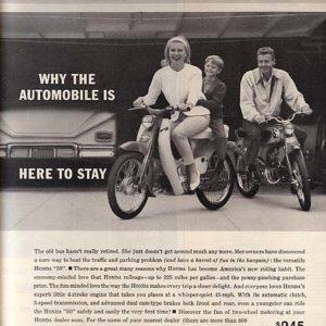 Honda Motorcycle Ad March 1963