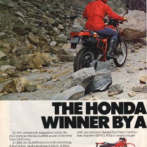 Honda Motorcycle Ad May 1984