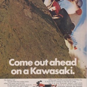 Kawasaki Motorcycle Ad 1972