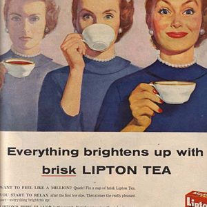 Lipton Tea Ad 1956