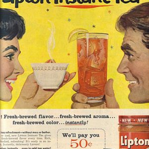 Lipton Tea Ad 1960