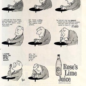 Rose's Lime Juice Ad 1959