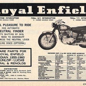 Royal Enfield Ad 1966