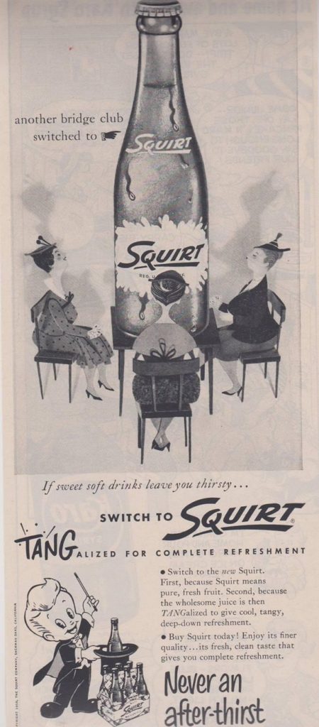 Squirt Ad August 1956