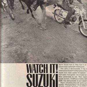 Suzuki Motorcycle Ad 1965