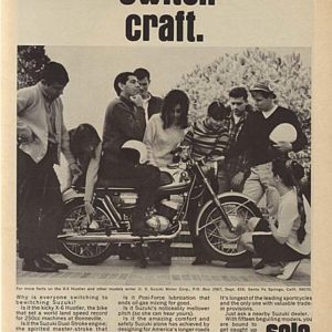 Suzuki Motorcycle Ad 1967