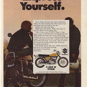 Suzuki Motorcycle Ad 1969