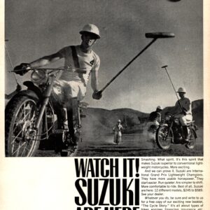 Suzuki Motorcycle Ad June 1965