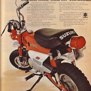 Suzuki Motorcycle Ad November 1970