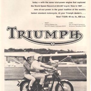 Triumph Ad March 1967