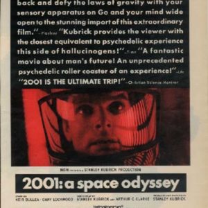 2001 A Space Odyssey Movie Ad 1968