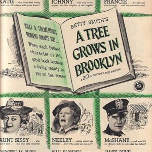 A Tree Grows In Brooklyn Movie Ad 1945