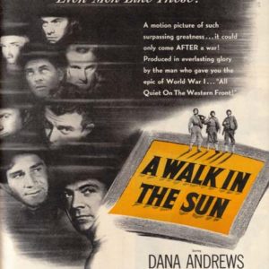 A Walk in the Sun Movie Ad 1946