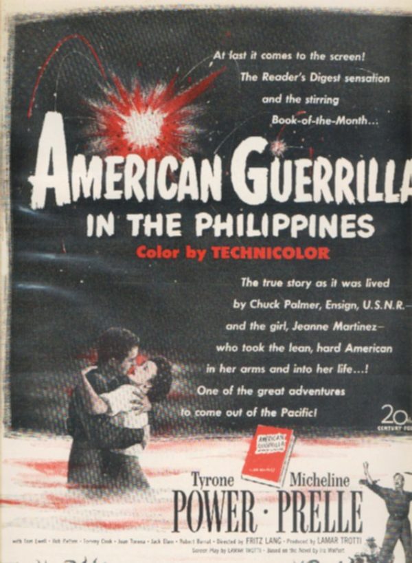 American Guerrilla in the Philippines Movie Ad 1950