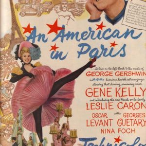 An American in Paris Movie Ad 1951
