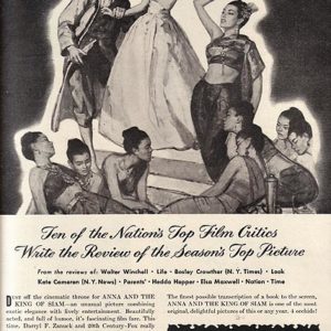 Anna and the King of Siam Movie Ad 1946