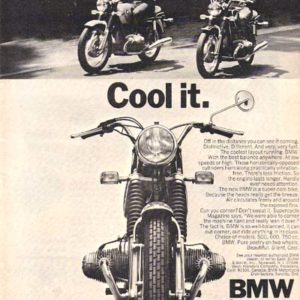 BMW Motorcycle Ad 1971