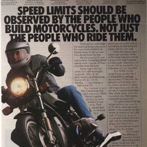 BMW Motorcycle Ad 1984