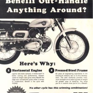 Benelli Motorcycle Ad 1967