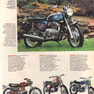 Benelli Motorcycle Ad 1972