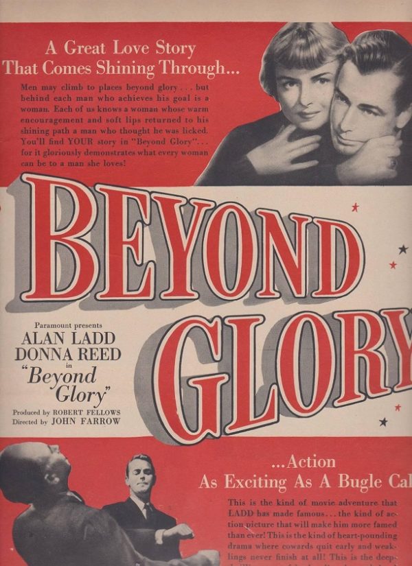 Beyond Glory Movie Ad 1948