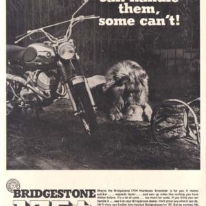 Bridgestone Motorcycle Ad 1967