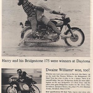 Bridgestone Motorcycle Ad July 1966