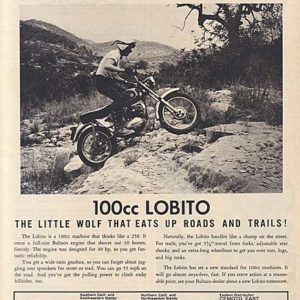 Bultaco Motorcycle Ad 1966