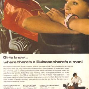 Bultaco Motorcycle Ad 1967