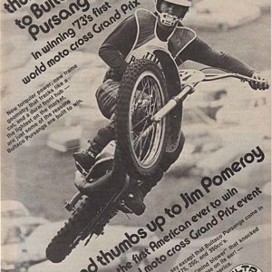 Bultaco Motorcycle Ad 1973