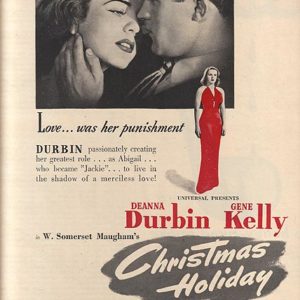 Christmas Holiday Movie Ad 1944
