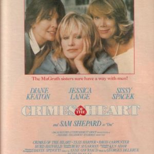 Crimes of the Heart Movie Ad 1986